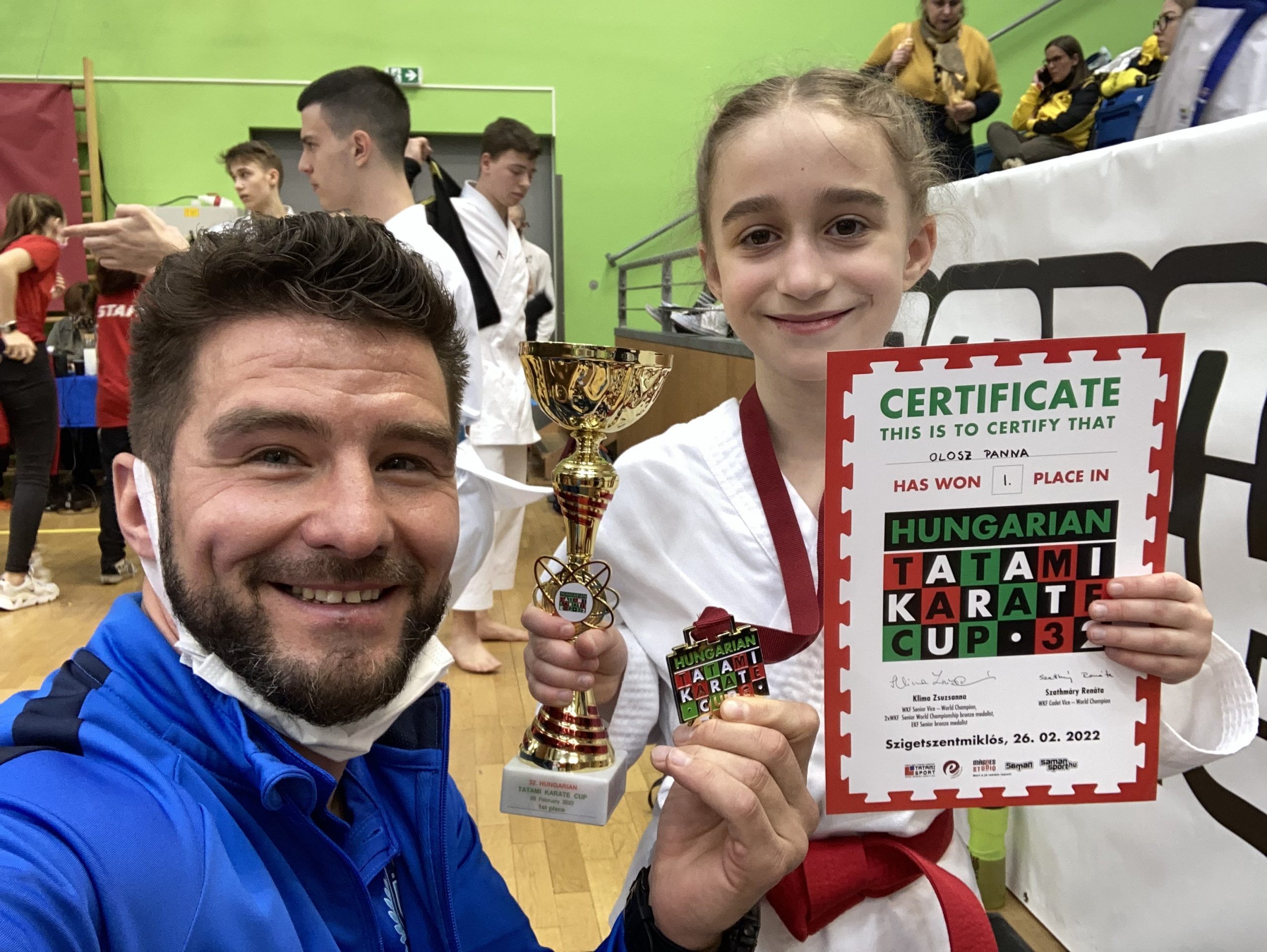 Olosz Panna a dobogó legmasabb fokán