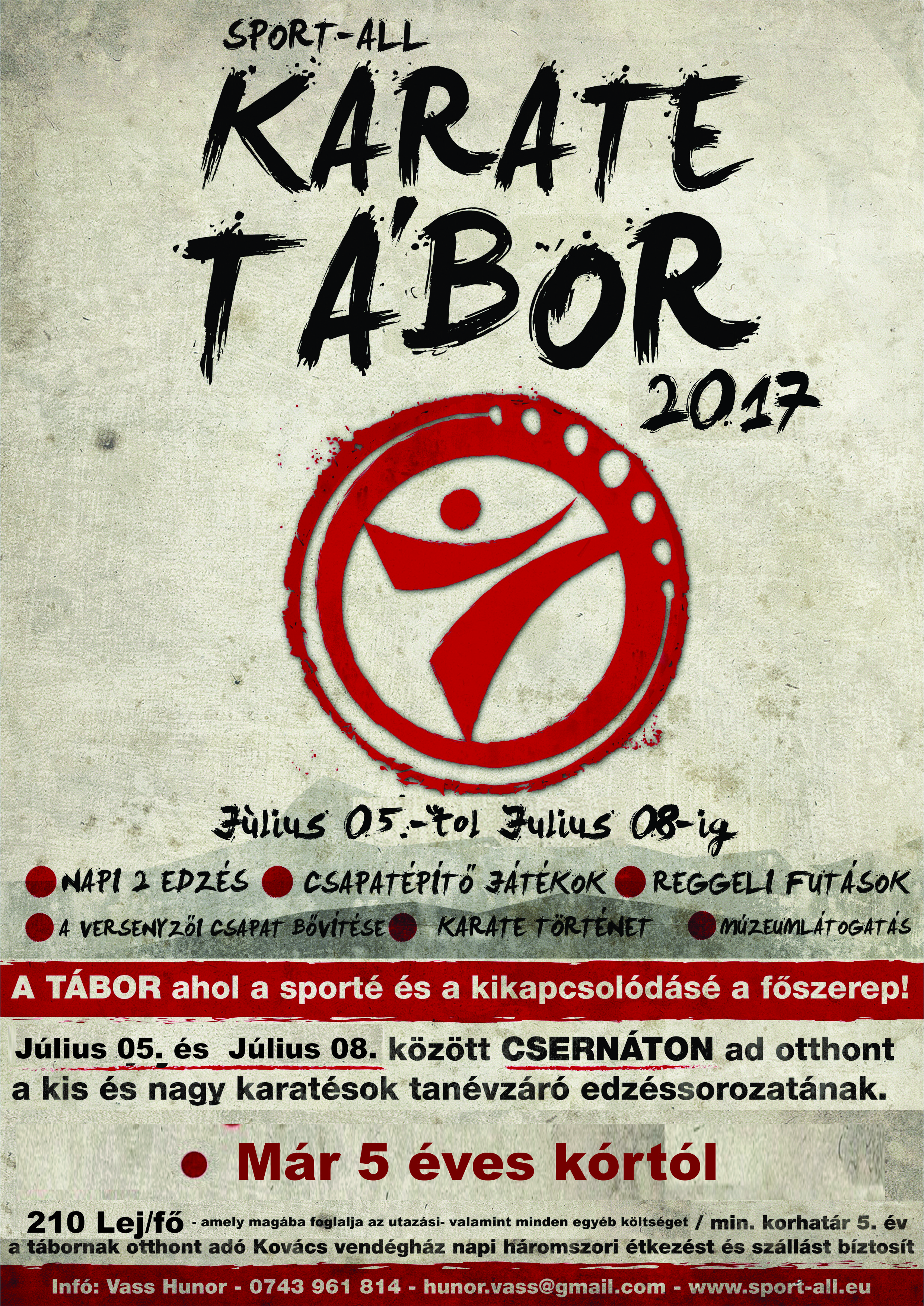 Karate tábor 2017